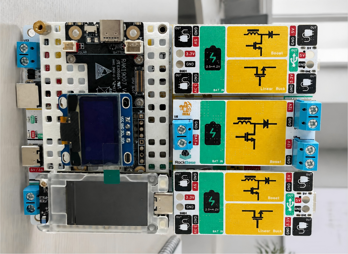 NM-Solar 4.2V/3A Solar Energy-Storage & UPS Power Board for Low-Power IoT