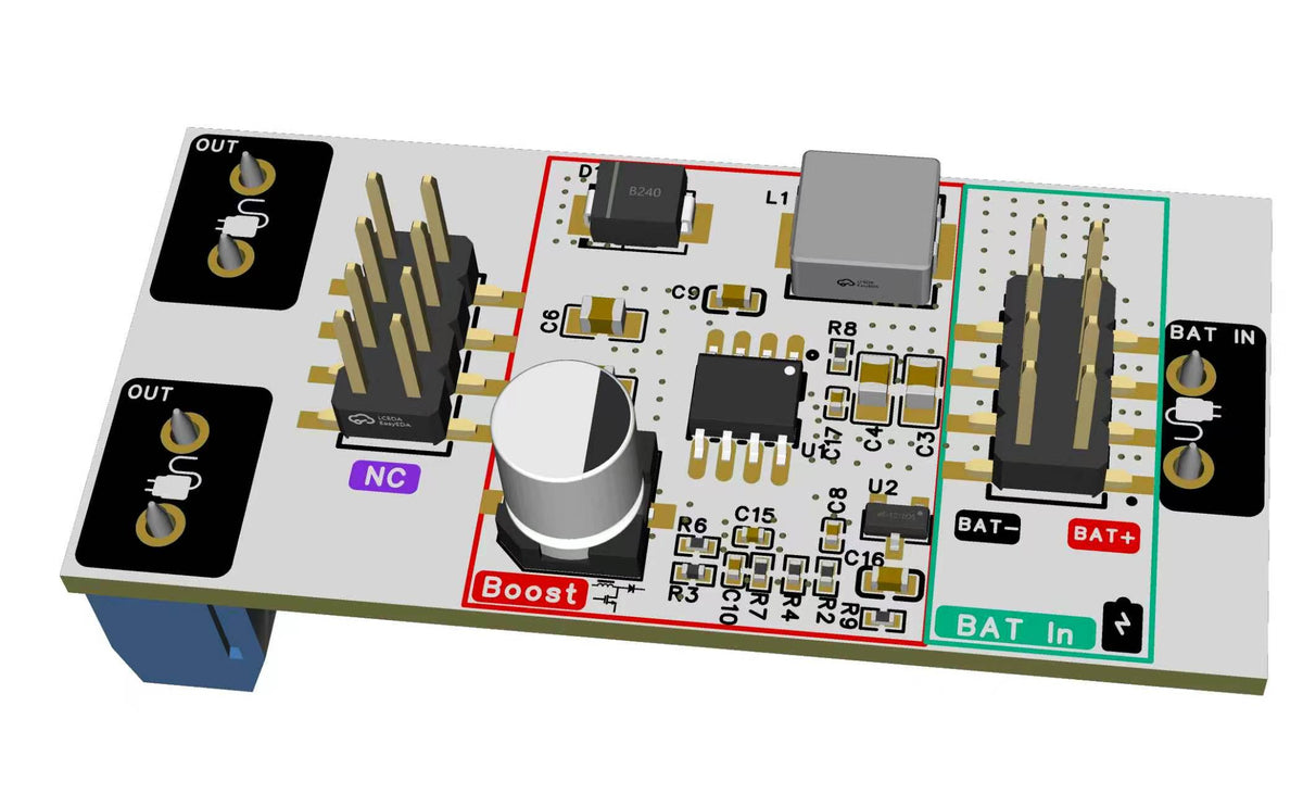 NM-Solar 4.2V/3A Solar Energy-Storage & UPS Power Board for Low-Power IoT