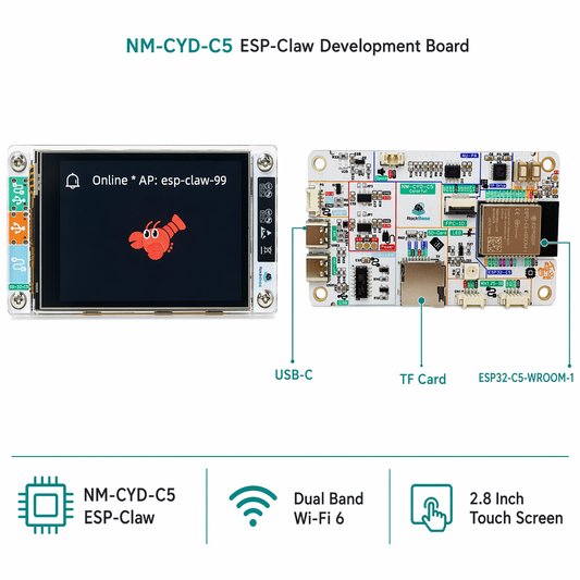 NM-CYD-C5 Colorful Smart Edge AI Board Built-in ESP-Claw AI Agent for IoT Devices