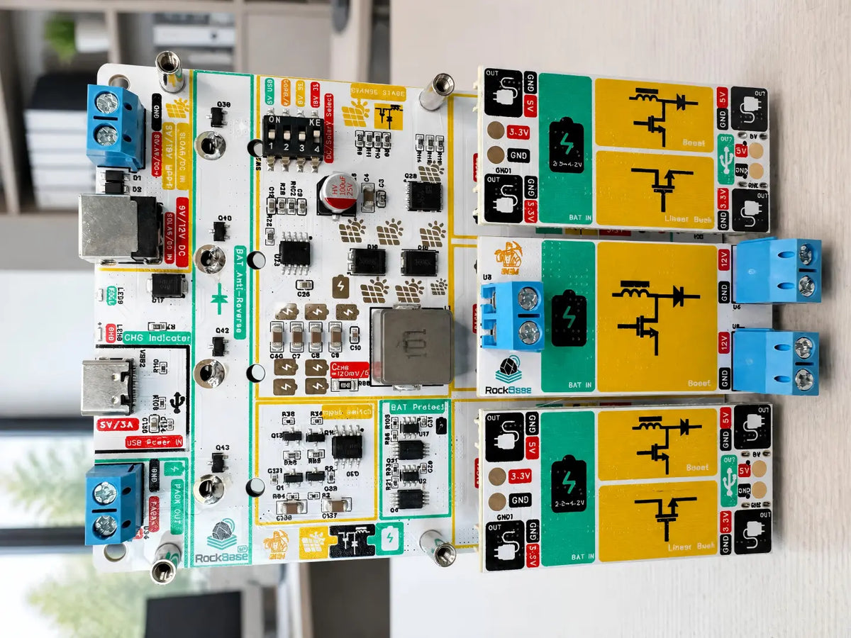 NM-Solar 4.2V/3A Solar Energy-Storage & UPS Power Board for Low-Power IoT